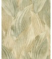 4202-571547 - Melora Green Leaf Wallpaper-Springhill by A Street