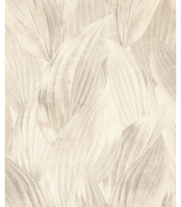 4202-571516 - Melora Light Grey Leaf Wallpaper-Springhill by A Street