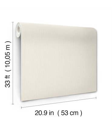 4202-484519 - Naim Ivory Solid Texture Wallpaper-Springhill by A Street