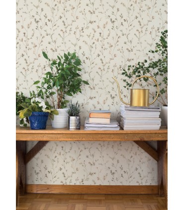4202-486131 - Romy Neutral Springtime Trail Wallpaper-Springhill by A Street