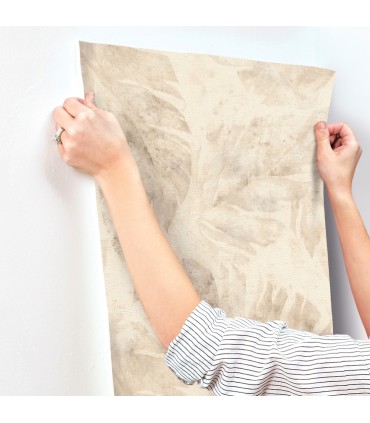 4202-416145 - Sanne Beige Palm Wallpaper-Springhill by A Street