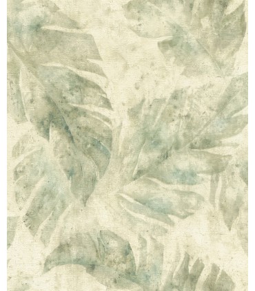 4202-416121 - Sanne Green Palm Wallpaper-Springhill by A Street