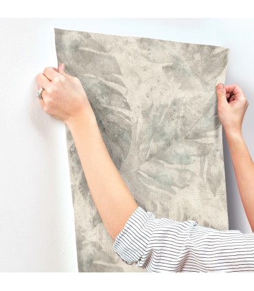4202-416138 - Sanne Grey Palm Wallpaper-Springhill by A Street