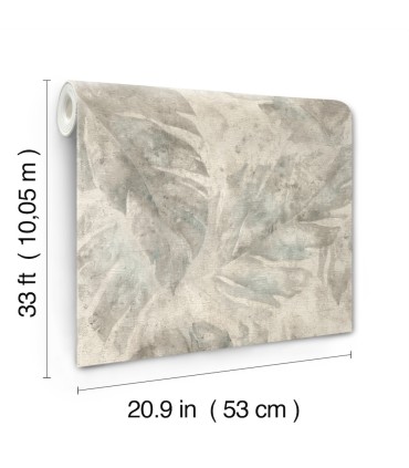 4202-416138 - Sanne Grey Palm Wallpaper-Springhill by A Street