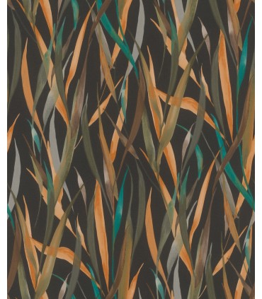 4202-330250 - Willoughby Black Fronds Wallpaper-Springhill by A Street