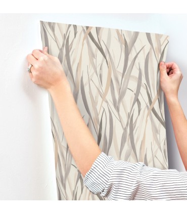 4202-330205 - Willoughby Neutral Fronds Wallpaper-Springhill by A Street
