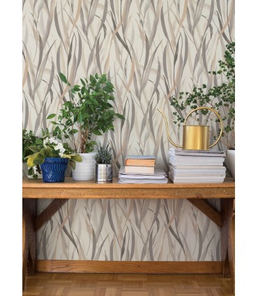 4202-330205 - Willoughby Neutral Fronds Wallpaper-Springhill by A Street