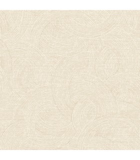 4191-83021 - Harrison Champagne Swirling Geometric Wallpaper by Chesapeake