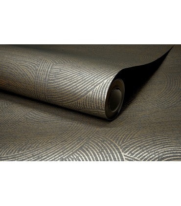 4191-83024 - Harrison Charcoal Swirling Geometric Wallpaper by Chesapeake