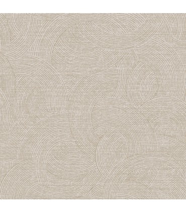 4191-83022 - Harrison Pewter Swirling Geometric Wallpaper by Chesapeake