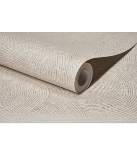 4191-83022 - Harrison Pewter Swirling Geometric Wallpaper by Chesapeake