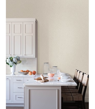 4191-83043 - Hollis Beige Textured Diamond Wallpaper by Chesapeake