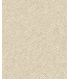 4191-83044 - Hollis Light Brown Textured Diamond Wallpaper by Chesapeake