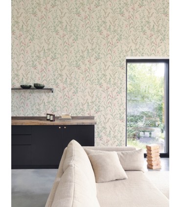 4191-83020 - Laverne Blush Wildflowers Wallpaper by Chesapeake