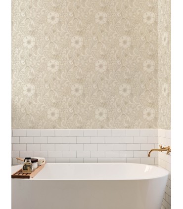 4191-83012 - Liora Beige Floral Trail Wallpaper by Chesapeake