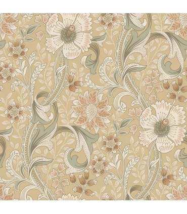 4191-83016 - Liora Butter Floral Trail Wallpaper by Chesapeake