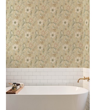 4191-83016 - Liora Butter Floral Trail Wallpaper by Chesapeake