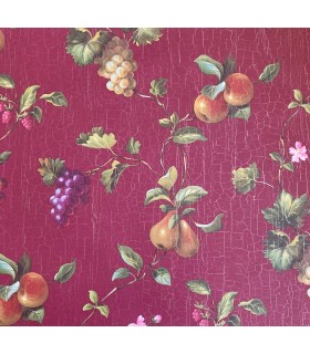 7230921 - Red Trailing Vine With Fruit Wallpaper Special