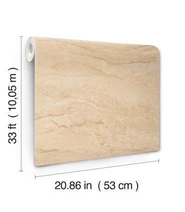 4191-83001 - Morgana Light Brown Stone Wallpaper by Chesapeake