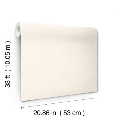 4191-83034 - Sonia Bone Faux Linen Wallpaper by Chesapeake