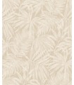 4191-83025 - Sonny Beige Fronds Wallpaper by Chesapeake