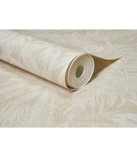 4191-83025 - Sonny Beige Fronds Wallpaper by Chesapeake