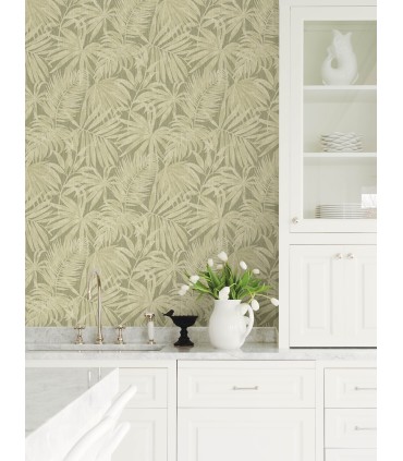 4191-83027 - Sonny Green Fronds Wallpaper by Chesapeake
