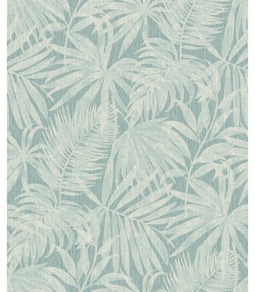 4191-83026 - Sonny Light Blue Fronds Wallpaper by Chesapeake