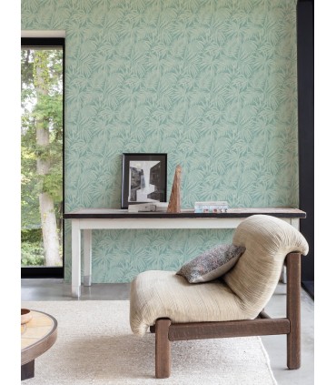 4191-83026 - Sonny Light Blue Fronds Wallpaper by Chesapeake