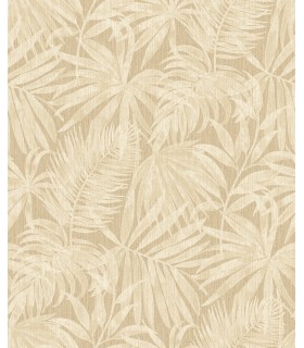 4191-83028 - Sonny Light Brown Fronds Wallpaper by Chesapeake