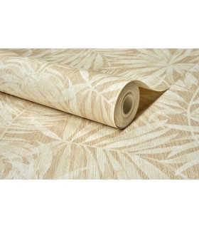 4191-83028 - Sonny Light Brown Fronds Wallpaper by Chesapeake