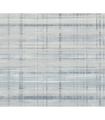 LL3245 - Vanishing Point Blue Striated Wallpaper-Layered Luxe