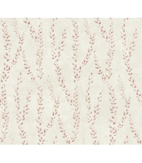 LL3255 - Alpenrose Maroon Vine Wallpaper-Layered Luxe
