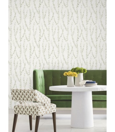LL3252 - Alpenrose Moss Vine Wallpaper-Layered Luxe