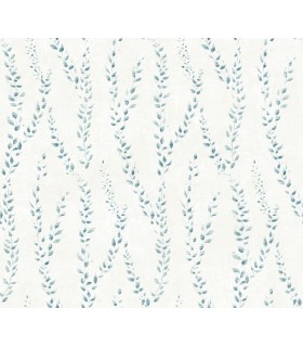 LL3256 - Alpenrose Sapphire Vine Wallpaper-Layered Luxe