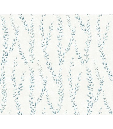LL3256 - Alpenrose Sapphire Vine Wallpaper-Layered Luxe