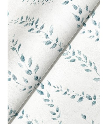 LL3256 - Alpenrose Sapphire Vine Wallpaper-Layered Luxe