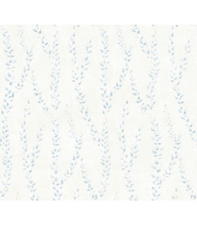LL3253 - Alpenrose Sky Blue Vine Wallpaper-Layered Luxe