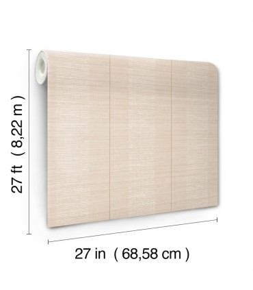 LL3208 - Colbert Stripe Blush Textured Wallpaper-Layered Luxe