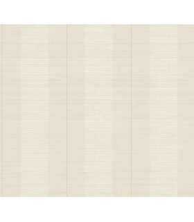 LL3205 - Colbert Stripe Ivory Textured Wallpaper-Layered Luxe