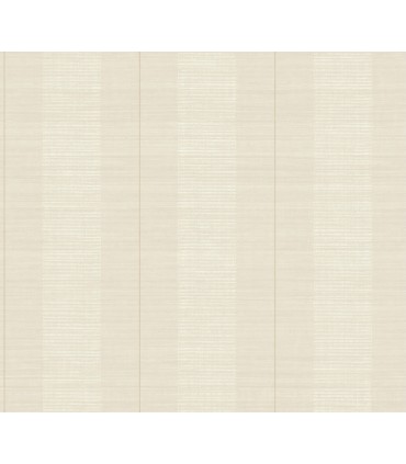 LL3205 - Colbert Stripe Ivory Textured Wallpaper-Layered Luxe