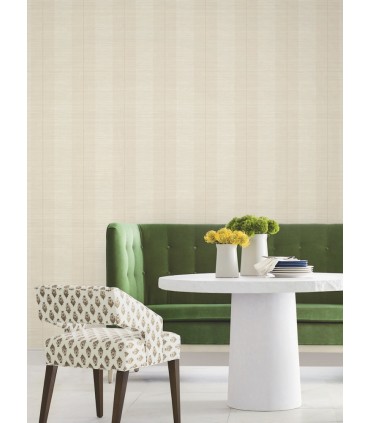 LL3205 - Colbert Stripe Ivory Textured Wallpaper-Layered Luxe