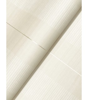 LL3205 - Colbert Stripe Ivory Textured Wallpaper-Layered Luxe