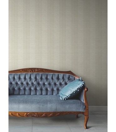 LL3207 - Colbert Stripe Light Grey Textured Wallpaper-Layered Luxe