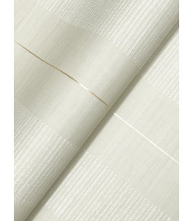 LL3207 - Colbert Stripe Light Grey Textured Wallpaper-Layered Luxe