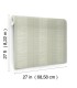 LL3206 - Colbert Stripe Seafoam Textured Wallpaper-Layered Luxe