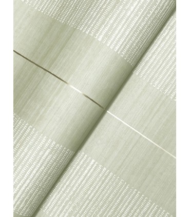 LL3206 - Colbert Stripe Seafoam Textured Wallpaper-Layered Luxe