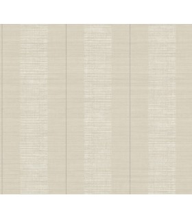 LL3209 - Colbert Stripe Taupe Textured Wallpaper-Layered Luxe