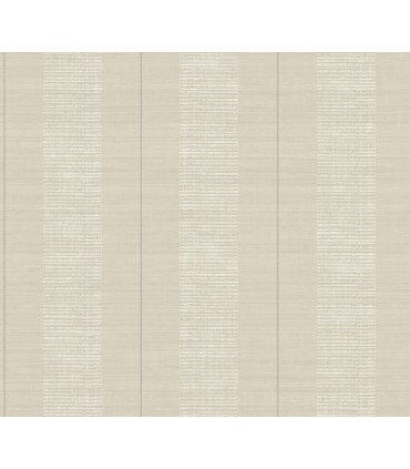 LL3209 - Colbert Stripe Taupe Textured Wallpaper-Layered Luxe