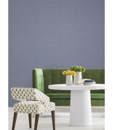LL4351 - Hempfield Weave Blue Loomed Wallpaper-Layered Luxe